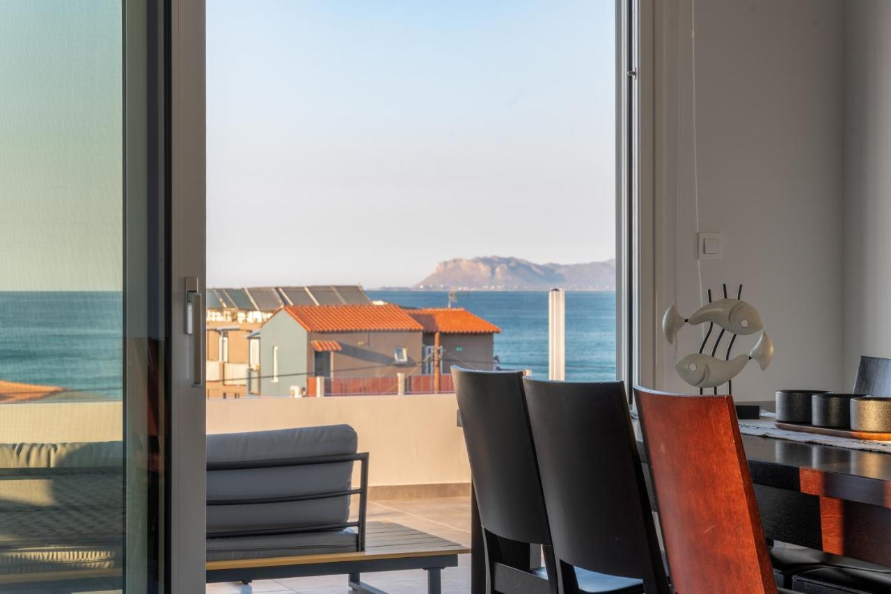 Mira Sea View Residence Hriszí Aktí Haniá Kültér fotó