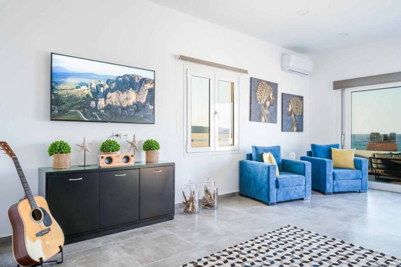 Mira Sea View Residence Hriszí Aktí Haniá Kültér fotó