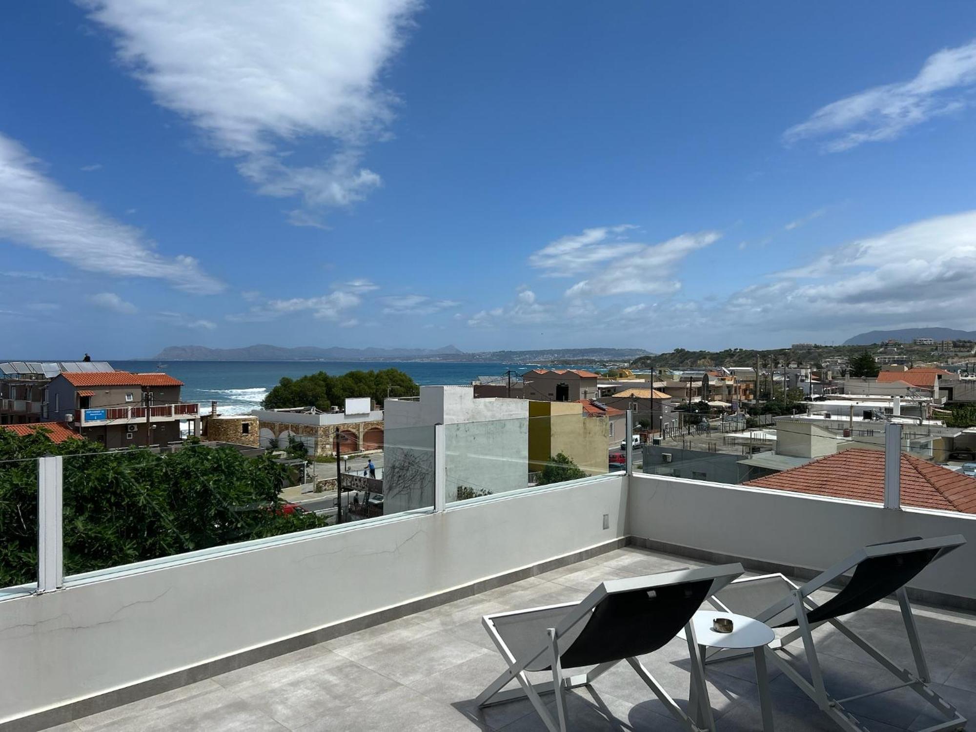 Mira Sea View Residence Hriszí Aktí Haniá Kültér fotó